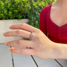 Anillo Antiestrés Amor Infinito Bañado en Oro 18K