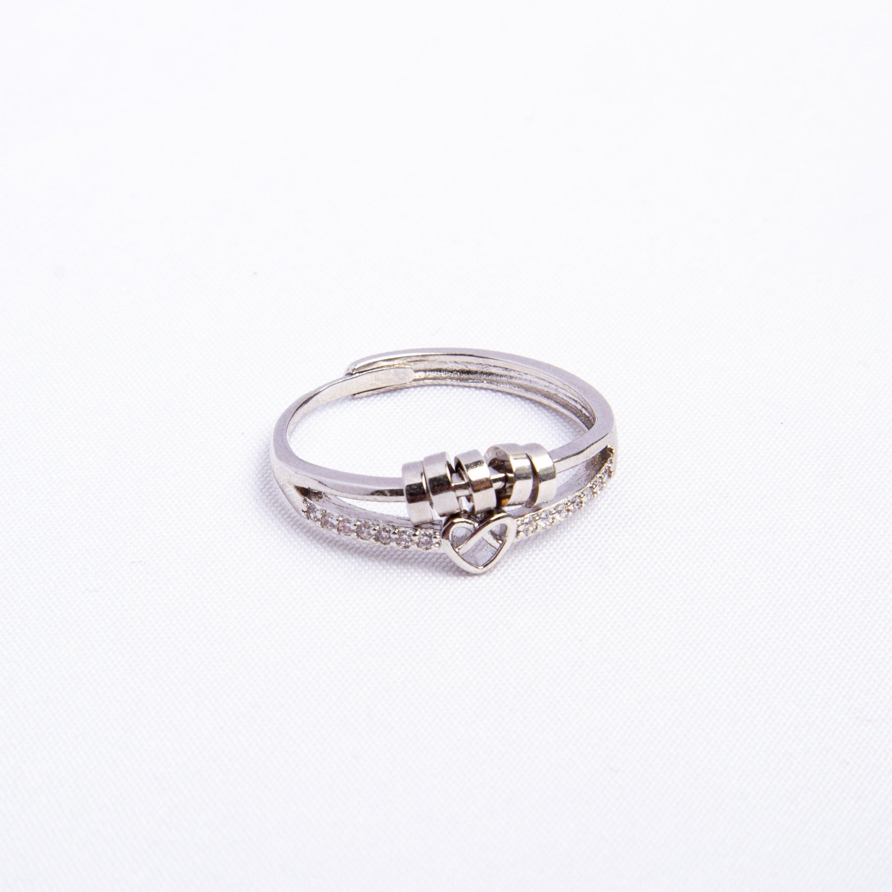 Anillo Antiestrés Amor Infinito Bañado en Oro 18K