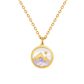 Fe - Collar Grano de Mostaza Bañado en Oro 18k