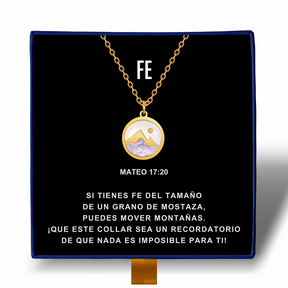 Fe - Collar Grano de Mostaza Bañado en Oro 18k