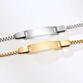 Pulsera Personalizada Bebé Chapada en Oro 18k (0 a 3 años)