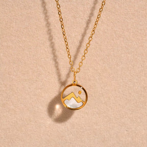 Fe - Collar Grano de Mostaza Bañado en Oro 18k