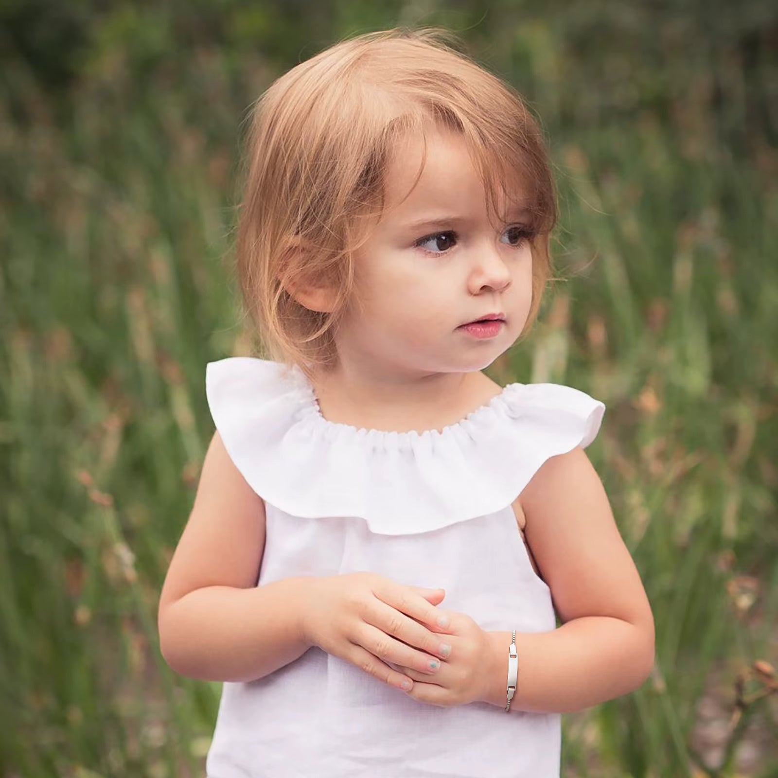 Pulsera Personalizada Bebé Chapada en Oro 18k (0 a 3 años)