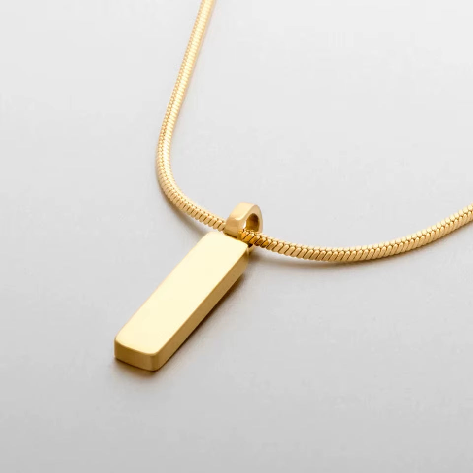 Collar Americano Chapado en Oro de 18k