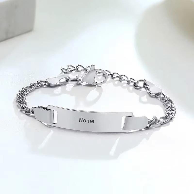 Pulsera Personalizada Bebé Chapada en Oro 18k (0 a 3 años)